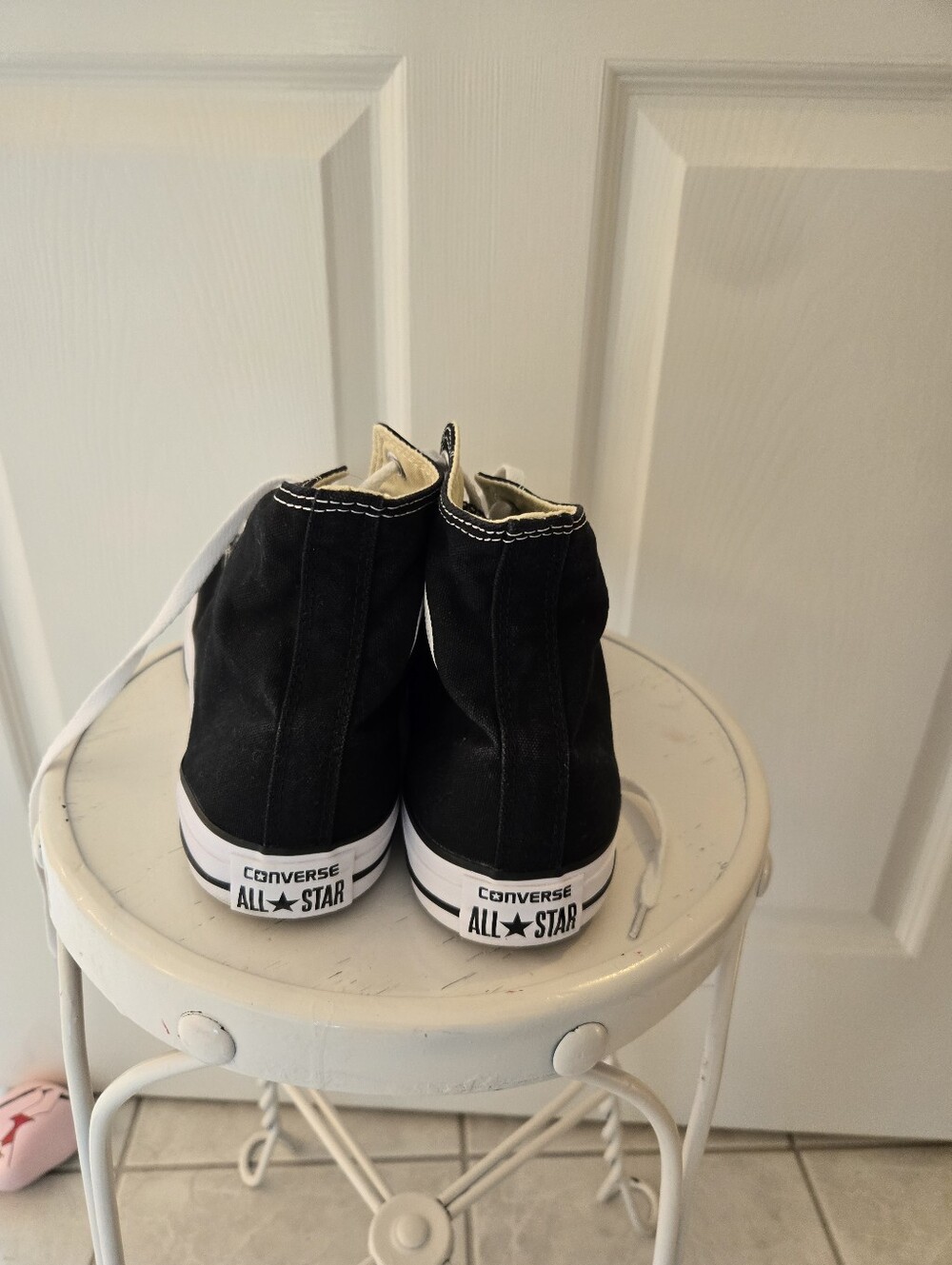 Black Converse High Top Sneakers 10 - Picture 4 of 6